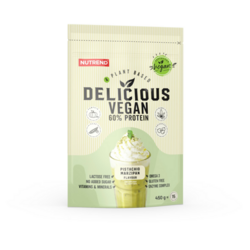 DELICIOUS VEGAN PROTEIN - pistácia + marcipán, 450g