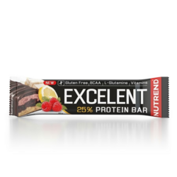 EXCELENT DOUBLE BAR - citrón + tvaroh + malina s brusnicou, 85g