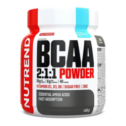 BCAA 2:1:1 POWDER, modrá malina, 400g,