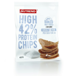 NUTREND HIGH PROTEIN CHIPS - soľ 6x40g