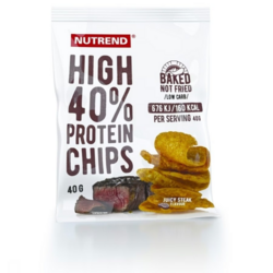 NUTREND HIGH PROTEIN CHIPS - steak 6x40g