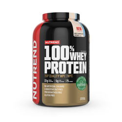 100% WHEY PROTEIN - BIELA ČOKOLÁDA + KOKOS, 2250g