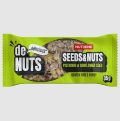 NUTREND DENUTS SEEDS + NUTS, pistácia + slnečnice, 35g