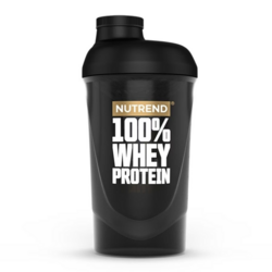 ŠEJKER NUTREND 100% WHEY PROTEIN, čierny, 600ml