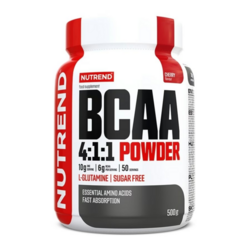 NUTREND BCAA 4:1:1 POWDER, višňa, 500g