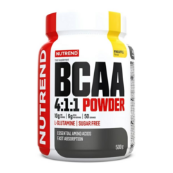 NUTREND BCAA 4:1:1 POWDER, ananás, 500g