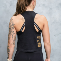CROP TOP dámsky - 30 ROKOV - čierna farba, S - 2023